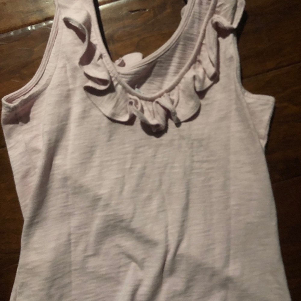 GAP PINK RUFFLE TANK (NWT) - Picture 4 of 4